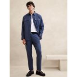 Tailored-Fit Linen-Cotton Trouser