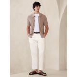 Tailored-Fit Linen-Cotton Trouser
