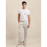 Linen-Cotton Relaxed Wide Pant