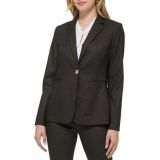Womens One Button Shimmer Jacket