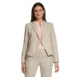Womens Open Front Check Jacket