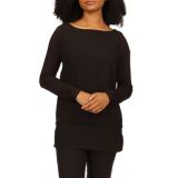 Womens Boat Neck Tunic Top