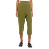 Womens Pull On Crepe Culotte Pants
