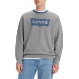 Relaxed Graphic Crew Neck Ringer Crew Pullover