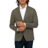 Single Breasted Taupe Soft Knit Sport Coat