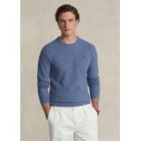 Textured Cotton Crew Neck Sweater