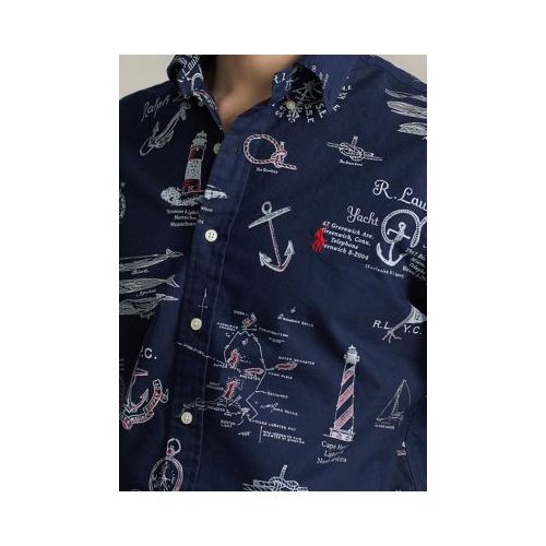 폴로 랄프로렌 Classic Fit Nautical Print Oxford Shirt