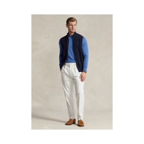 폴로 랄프로렌 Mesh-Knit Cotton Full-Zip Sweater Vest