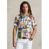Standard Fit Printed Jersey Polo Shirt