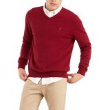 Signature Solid V-Neck Pullover Sweater