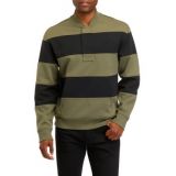 Stripe Quarter Zip Sweatshirt