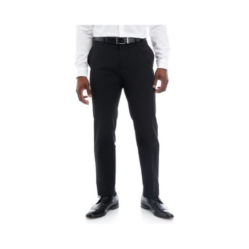 타미힐피거 Black Solid Suit Pants