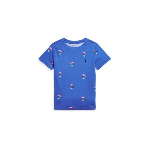 폴로 랄프로렌 Toddler Boys Flamingo-Print Cotton Jersey T-Shirt