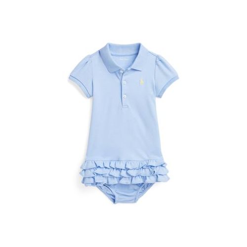 폴로 랄프로렌 Baby Girls Soft Cotton Polo Dress & Bloomer