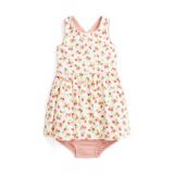 Baby Girls Strawberry Jersey Dress & Bloomer