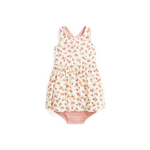 폴로 랄프로렌 Baby Girls Strawberry Jersey Dress & Bloomer