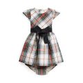 Baby Girls Plaid Fit and Flare Dress & Bloomer