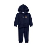 Baby Boys Polo Bear French Terry Hoodie & Pant Set