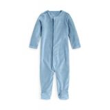 Baby Boys Velour Footed Coveralls