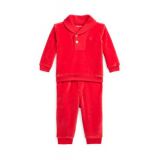 Baby Boys Velour Pullover and Pants Set