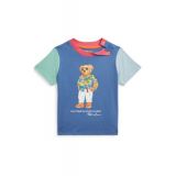Baby Boys Polo Bear Color Blocked Cotton T-Shirt