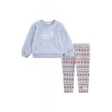 Baby Girls Graphic Knit Top with Leggings Set