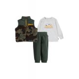 Baby Boys 3-Piece Camo Vest Set