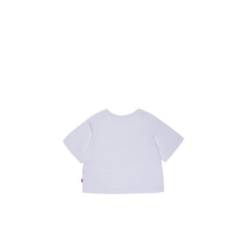리바이스 Girls 4-6x Short Sleeve Batwing Graphic High Rise T-Shirt