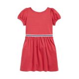 Girls 4-6x Fit-and-Flare Stretch Ponte Dress