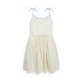 Girls 4-6x Striped Cotton Oxford Dress