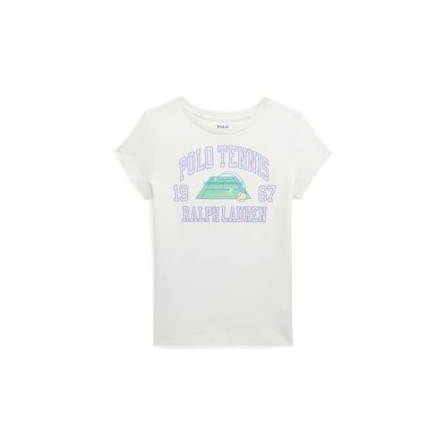 폴로 랄프로렌 Girls 4-6x Cotton Jersey Graphic T-Shirt