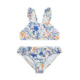 Girls 2-6x Tropical Print Two Piece Swimsuit