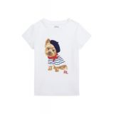Girls 2-6x Dog-Print Cotton Jersey T-Shirt