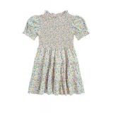 Girls 2-6x Floral Smocked Cotton Jersey Dress