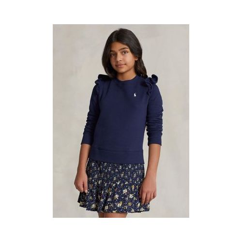 폴로 랄프로렌 Girls 7-16 Floral Fleece Sweatshirt Dress