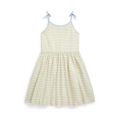 Girls 7-16 Striped Cotton Oxford Dress