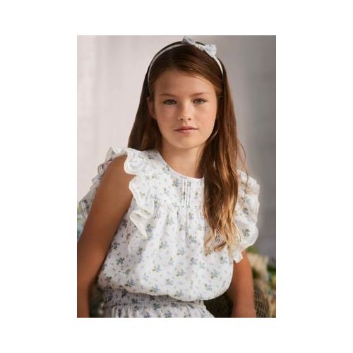 폴로 랄프로렌 Girls 7-16 Floral Cotton Batiste Top & Skirt Set