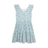 Girls 7-16 Floral Cotton Seersucker Dress