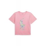Girls 7-16 Floral Big Pony Cotton Jersey Boxy T-Shirt