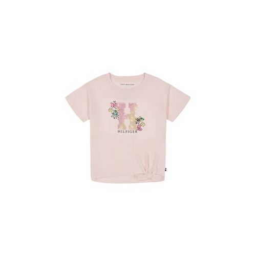 타미힐피거 Girls 7-16 Big H Floral Graphic T-Shirt