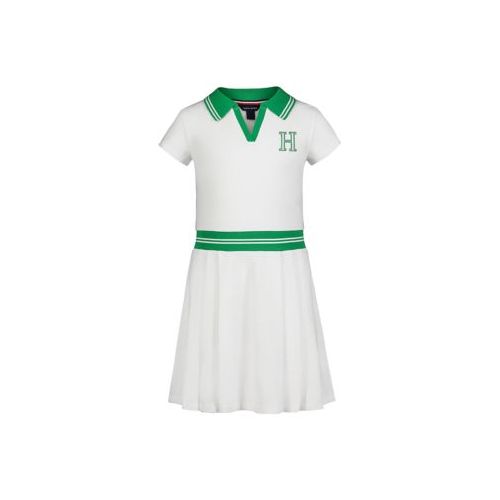 타미힐피거 Girls 7-16 Ribbed Trim Polo Dress