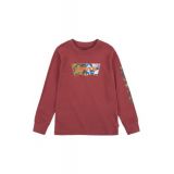 Boys 8-20 Long Sleeve Camo Fill Batwing Pullover