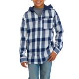 Boys 8-20 Flannel Hooded Button Up Shirt