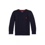 Boys 2-7 Cable Knit Cotton Sweater
