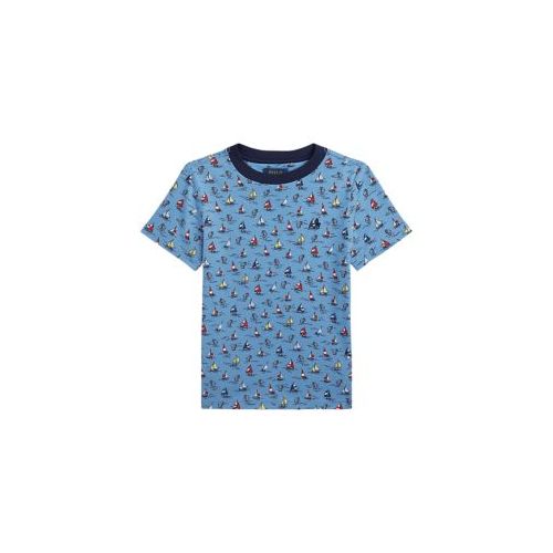 폴로 랄프로렌 Boys 2-7 Sailboat Print Cotton Jersey T-Shirt