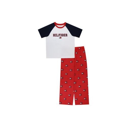타미힐피거 Boys 4-7 Classic Logo Pajama Set