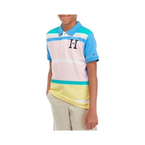 타미힐피거 Boys 8-20 Blanket Stripe Polo Shirt