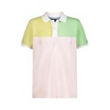 Boys 4-7 Split Color Blocked Polo Shirt
