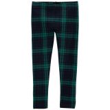 Carters Plaid Pull-On Jersey Leggings
