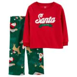 Carters 2-Piece Santa Fleece PJs